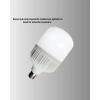 Nevamel® Enerji Tasarruflu Şarjlı LED Ampul 30W Beyaz Işık