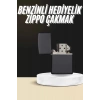 Nevamel® Erkeklere Özel Hediyelik Eşya  Metalik Benzinli Çakmak Doldurulabilir