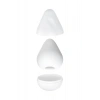Nevamel® Eromantica Masturbator Gerçekçi Olmayan Kadife, Tpe+ Abs, Beyaz