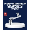 Nevamel® Esnek 1080° Musluk Başlığı 3 Eklemli Hareketli Su Modlu Lavabo Aparatı