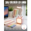 Nevamel® Esnek Gövdeli LED Masa Lambası Taşınabilir Gece Aydınlatması