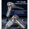 Nevamel® EZERE 17000pa Güçlü Dijital Göstergeli Vakumlu Kablosuz Üflemeli Mini Araç Süpürgesi-(5775)