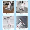 Nevamel EZERE Çok Amaçlı Mini tezgah üstü Paspas Mini Mop + 2 Yedek Uç-(5775)