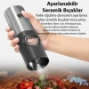 Nevamel Ezere Elektrikli Baharat Tuz ve Karabiber Değirmeni Öğütücü-(5775)