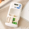 Nevamel® Ezere Elektronik Akıllı Zamanlayıcılı Taşınabilir Hap İlaç Kutusu - BPA İçermez-(5775)