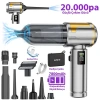 Nevamel® EZERE Nanovac 20000pa Güçlü Portatif Vakumlu Kablosuz Üflemeli Mini Araç Süpürgesi-(5775)