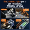 Nevamel® EZERE Nanovac 22000pa Güçlü Portatif Vakumlu Kablosuz Üflemeli Mini Araç Süpürgesi-(5775)