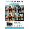 Nevamel® Ezere PixCam Vintage Taşınabilir Mini Dijital Kamera Selfie Video Vlog Kamerası Mini Anahtarlık 1080P-(5775)