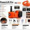 Nevamel® EZERE PowerLift Pro 5 Ton Çok Fonksiyonlu Elektrikli Hidrolik Kriko Lift Kaldırma / Kompresör / Bijon Sökme / LED Işık-(5775)