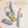 Nevamel® EZERE Taşınabilir 3 Bölmeli Nem Geçirmez Mini Hapİlaç Saklama Kutusu - BPA İçermez-(5775)