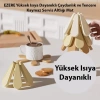 Nevamel EZERE Yüksek ısıya Dayanıklı Çaydanlık Ve Tencere Kaymaz Servis Altlığı mat-(5775)