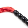 Nevamel® Fetilux Tüylü Silikon 23Cm Mini Kırbaç - Kırmızı