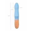 Nevamel® Flovetta Bluebell Silikon Vibratör, Mavi, 18.5 Cm