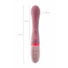 Nevamel® Flovetta Rose Silikon Vibratör, Pembe, 19 Cm