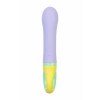 Nevamel® Flovetta Wisteria Klitoral Uyarıcılı G Noktası Vibratörü, Silikon, Mor, 18.5 Cm