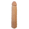 Nevamel® Gerçekçi Et Dokusunda Melez Penis Kılıfı - 17 Cm