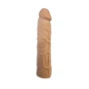Nevamel® Gerçekçi Et Dokusunda Melez Penis Kılıfı - 17 Cm