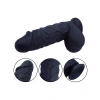 Nevamel® Gerçekçi Siyah Renkli Vantuzlu Testisli Dildo 26Cm