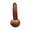 Nevamel® Gerçekçi Testisli Vantuzlu Melez Dildo 16Cm