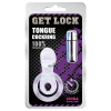 Nevamel® Get Lock Titreşimli Dilli Penis Halkası