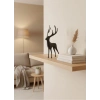 Nevamel® Geyik Figürü Gri Modern Salon ve Raf Dekoru