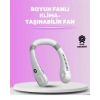 Nevamel® Giyilebilir Bladeless Boyun Fanı | 360° Serinlik 5 Kademe Rüzgar USB Şarjlı Sessiz Mini Klima