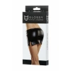Nevamel® Glossy Camren Deri Mini Etek,Wetlook , Siyah, L