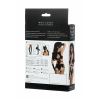Nevamel® Glossy Halle Deri Büstyer, Mini Şort Ve Eldiven Seti, Wetlook , Siyah, L