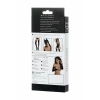 Nevamel® Glossy Kelly Deri Eldiven, Wetlook , Siyah, Xl