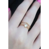 Nevamel® Gold Renk Zirkon Taşlı Taç Model Kadın Yüzük 5886
