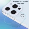 Nevamel GOR İPhone 13 Pro 13 Pro Max 3D Tempered Cam Kamera Koruyucu 2Adet Set-(5775)