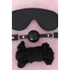 Nevamel® Gözlük Ağız Topu İp Üçlü Deri Harness Set