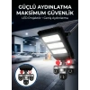 Nevamel® Güneş Enerjili Kablosuz Dış Mekan Güvenlik Kamerası Gece Görüşlü LED Projektörlü