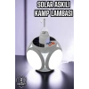 Nevamel Güneş Enerjili Solar Aydınlatma Kamp Çadır Lambası Şarjlı Ampül Led Şarjlı El Feneri Işıldak