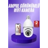 Nevamel® Güvenlik Kamerası Wi-Fi Özellikli 360 Derece Full Hd 1080p Ampül Kamera