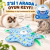 Nevamel® Hareketli İnteraktif Kedi Oyun Matı - USB Şarjlı - 3 Oyun Modu