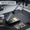 Nevamel® Havya Sehpası - Metal Standlı - Temizleme Süngerli