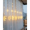 Nevamel® Hilal Yıldız LED Perde Işık Balkon Pencere ve Oda Dekorasyonu