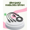 Nevamel Hızlı Şarj Destekli Çoklu Şarj Kablosu – Seyahat ve Günlük Kullanım