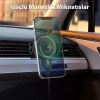 Nevamel HOCO CA85 Araç Havalandırma Bölmesi 15W Kablosuz Hızlı Şarj Telefon Tutucu-(5775)
