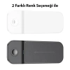 Nevamel HOCO CQ5 3in1 Wireless Kablosuz Hızlı Şarj Standı (Telefon-Kulaklık-Apple watch)-(5775)