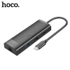 Nevamel Hoco HB44 Type-C to HDMI + RJ45 + 100Mbps + SD/TF + USB3.0 + USB2.0 PD + 4K 30Hz Hub-(5775)