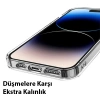 Nevamel Hoco iPhone 15 Pro Max Anti-Fall Darbe Önleyici Airbag Manyetik Magsafe Silikon Kılıf-(5775)
