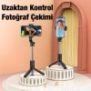 Nevamel HOCO K17 Bluetooth Uzaktan Kontrol Selfie Çubuğu Tripod Mini Canlı Yayın Standı-(5775)