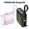 Nevamel HOCO Q23 Blade 10000mAh 22.5W+PD20W Kablolu Powerbank-(5775)