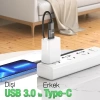 Nevamel HOCO UA17 Erkek Type-C to Dişi USB Dönüştürücü Çevirici Adaptör-(5775)