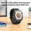 Nevamel HOCO Y12 Ultra Watch Sesli Görüşme IP67 Su Geçirmez Sport Akıllı Saat-(5775)