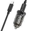 Nevamel® HOCO Z53 Sight Single PD30W Type-C Girişli Araç Çakmaklık Hızlı Şarj Aleti + Type-C to Type-C Kablo-(5775)