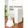 Nevamel® HSNET Pet Havlusu - Kedi Köpek Banyo Havlusu Tek Kullanımlık Kuru Havlu 40X80 CM 100 Adet