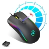 Nevamel HXSJ A869 7200DPI Ayarlanabilir RGB Işık Gaming Oyuncu Mouse-(5775)